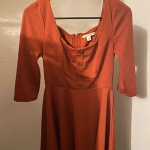 Hot casual classic long sleeve dress
